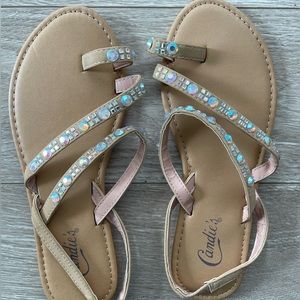 Candies Nude Sandals size 5-6